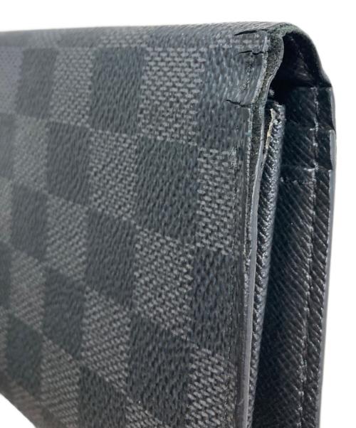 LOUIS VUITTON（ルイ ヴィトン）LOUIS VUITTON (ルイ ヴィトン) ダミエ・グラフィット ポルトフォイユ ブラザ ブラックの古着・服飾アイテム