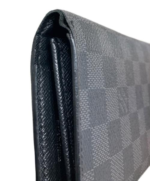 LOUIS VUITTON（ルイ ヴィトン）LOUIS VUITTON (ルイ ヴィトン) ダミエ・グラフィット ポルトフォイユ ブラザ ブラックの古着・服飾アイテム