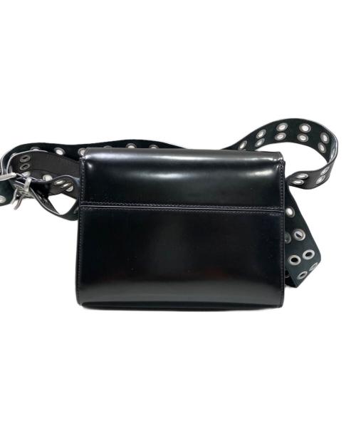 Achilles Ion Gabriel（アキレス・イオン・ガブリエル）Achilles Ion Gabriel (アキレス・イオン・ガブリエル) HUNG SHOULDER BAG ブラックの古着・服飾アイテム