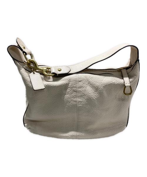 COACH（コーチ）COACH (コーチ) アベリー レザー スモール ホーボー アイボリーの古着・服飾アイテム