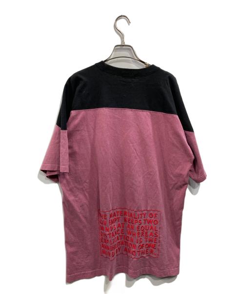 C.E（シーイー）C.E (シーイー) OVERDYE FOOTBALL T ピンク サイズ:Lの古着・服飾アイテム