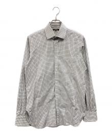 MACKINTOSH LONDON（マッキントッシュ ロンドン）の古着「チェックシャツ」｜ホワイト