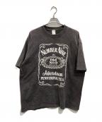 NUMBER (N)INEナンバーナイン）の古着「プリントTシャツ」｜グレー