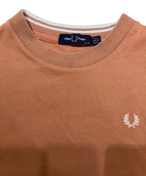FRED PERRY（フレッドペリー）FRED PERRY (フレッドペリー) RAY BEAMS (レイ ビームス) 別注オーバーサイズTシャツ オレンジ サイズ:36の古着・服飾アイテム