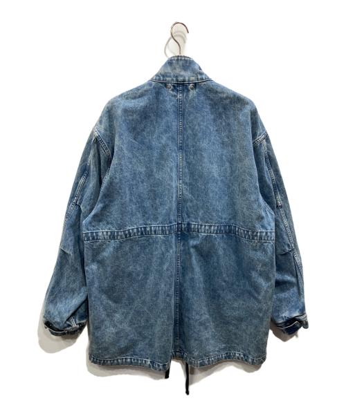 stein（シュタイン）stein (シュタイン) CHEMICAL BLEACHED DENIM MODS COAT インディゴ サイズ:Mの古着・服飾アイテム