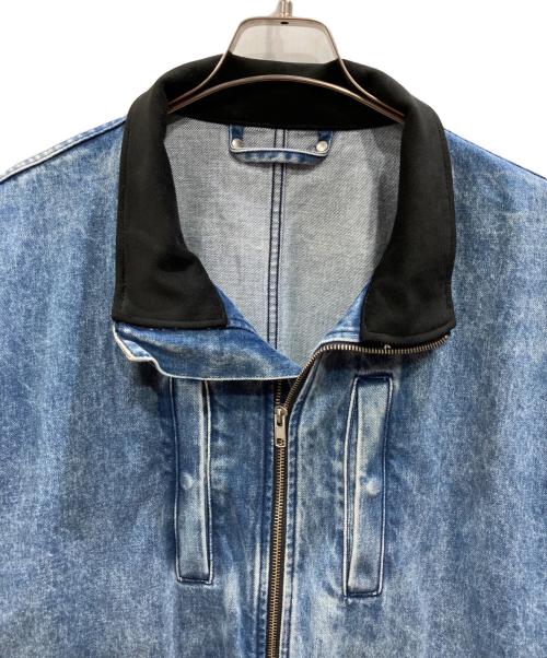 stein（シュタイン）stein (シュタイン) CHEMICAL BLEACHED DENIM MODS COAT インディゴ サイズ:Mの古着・服飾アイテム