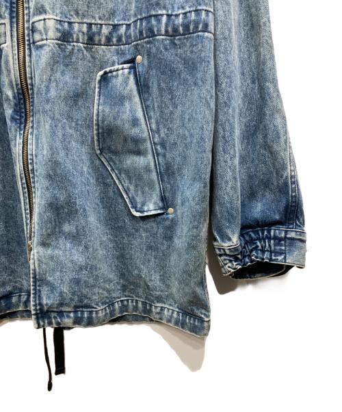 stein（シュタイン）stein (シュタイン) CHEMICAL BLEACHED DENIM MODS COAT インディゴ サイズ:Mの古着・服飾アイテム
