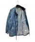 中古・古着 stein (シュタイン) CHEMICAL BLEACHED DENIM MODS COAT インディゴ サイズ:M：35000円
