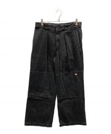 Dickies×OPENING act（ディッキーズ×オープニングアクト）の古着「エクストラバギー ダブルーワークパンツ」｜ブラック