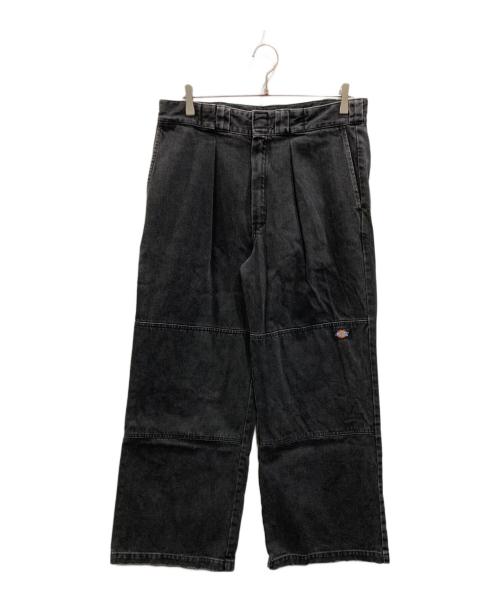 Dickies（ディッキーズ）Dickies (ディッキーズ) OPENING ACT (オープニングアクト) エクストラバギー ダブルーワークパンツ ブラック サイズ:Lの古着・服飾アイテム