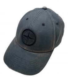STONE ISLAND（ストーンアイランド）の古着「ベースボール ロゴキャップ」｜ブラック