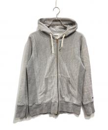 Champion（チャンピオン）の古着「REVERSE WEAVE ジップパーカー」｜グレー