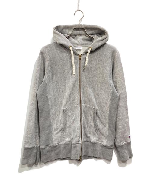 Champion（チャンピオン）Champion (チャンピオン) REVERSE WEAVE ジップパーカー グレー サイズ:XLの古着・服飾アイテム