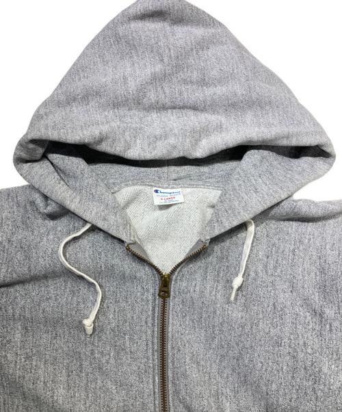 Champion（チャンピオン）Champion (チャンピオン) REVERSE WEAVE ジップパーカー グレー サイズ:XLの古着・服飾アイテム