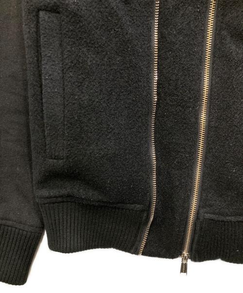 DSQUARED2（ディースクエアード）DSQUARED2 (ディースクエアード) ダブルジップ ウールボンバージャケット ブラック サイズ:50の古着・服飾アイテム