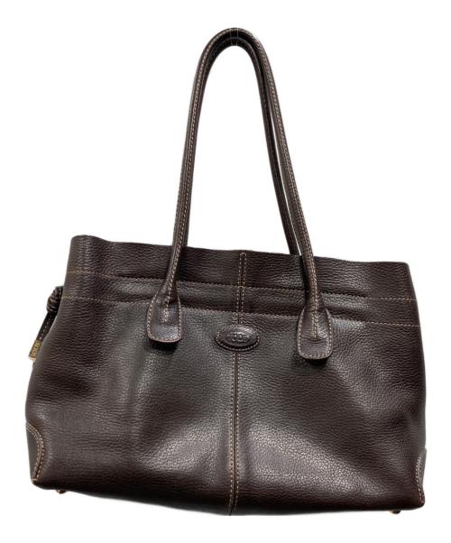 TOD'S（トッズ）TOD'S (トッズ) Dバッグトートバッグ ブラウンの古着・服飾アイテム