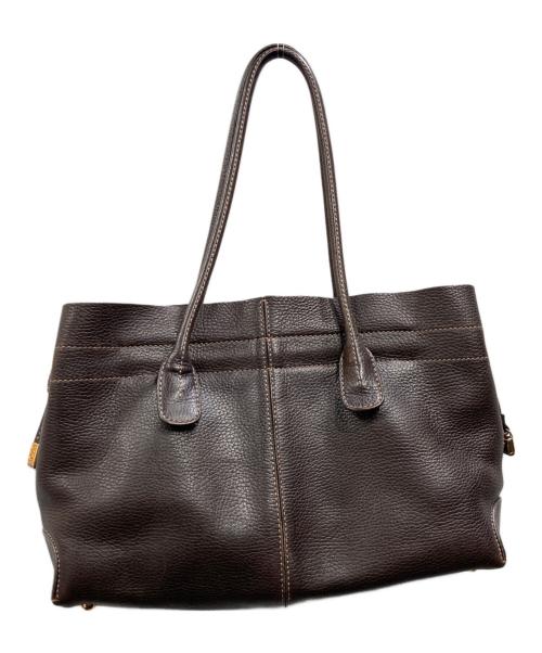 TOD'S（トッズ）TOD'S (トッズ) Dバッグトートバッグ ブラウンの古着・服飾アイテム