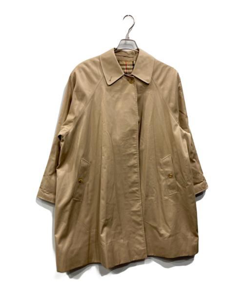 Burberry's（バーバリーズ）Burberry's (バーバリーズ) 裏地ノヴァチェック比翼コート ベージュ サイズ:不明の古着・服飾アイテム