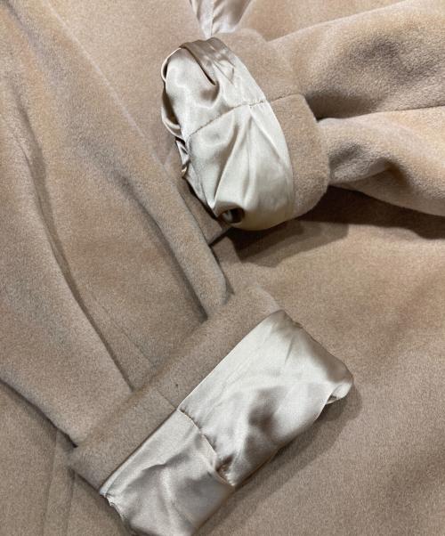 MaxMara（マックスマーラ）MaxMara (マックスマーラ) ヴァージンウール ダブルショートコート ブラウン サイズ:42の古着・服飾アイテム
