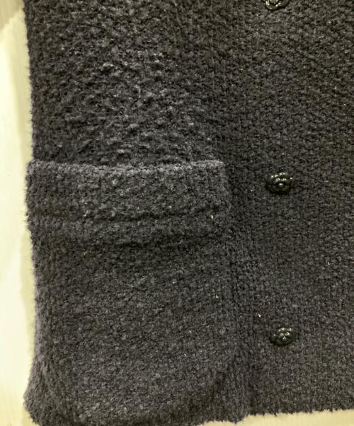 CHANEL（シャネル）CHANEL (シャネル) 02C クルーズコレクション  カメリア シェルボタン ネイビー サイズ:46の古着・服飾アイテム