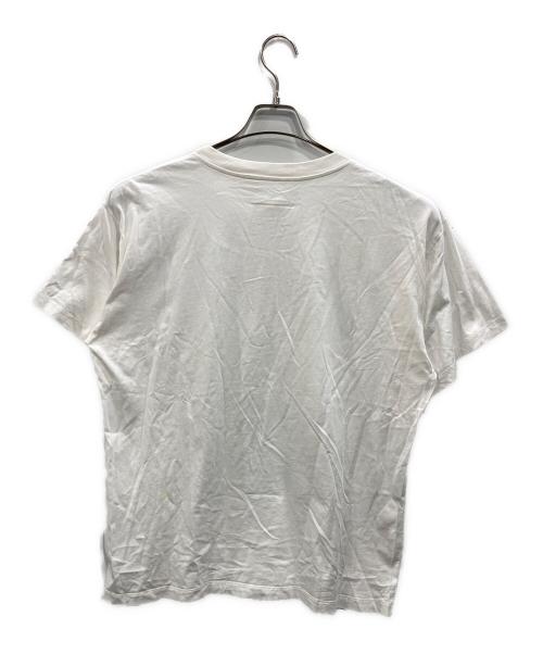 MM6 Maison Margiela（エムエムシックスメゾンマルジェラ）MM6 Maison Margiela (エムエムシックスメゾンマルジェラ) クラックプリント クルーネックTシャツ ホワイト サイズ:Sの古着・服飾アイテム