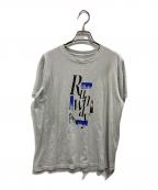 BEAUTY&YOUTHビューティーアンドユース）の古着「別注 SHEER PRNT TEE」｜グレー