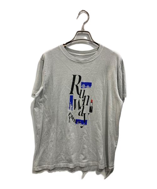 BEAUTY&YOUTH（ビューティーアンドユース）BEAUTY&YOUTH (ビューティーアンドユース) 別注 SHEER PRNT TEE グレー サイズ:FREEの古着・服飾アイテム