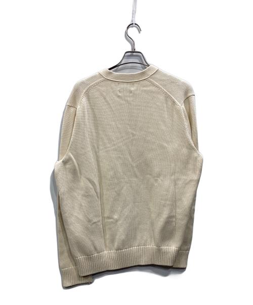 POLO RALPH LAUREN（ポロ・ラルフローレン）POLO RALPH LAUREN (ポロ・ラルフローレン) BEAMS (ビームス) 別注 ポニー刺繍 カーディガン アイボリー サイズ:XLの古着・服飾アイテム