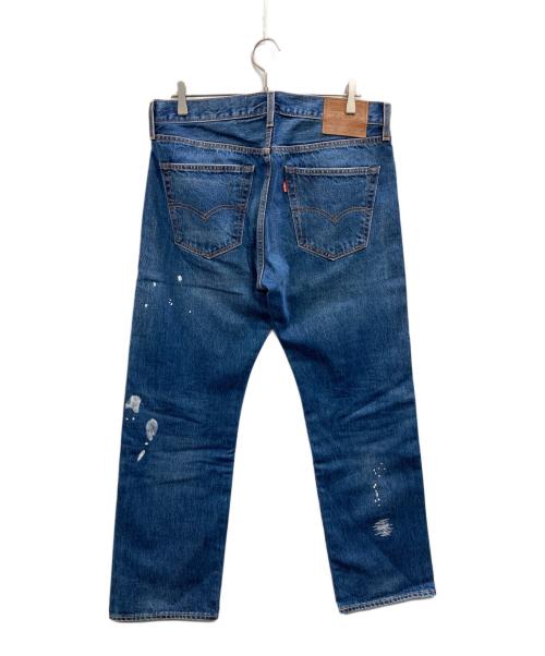 LEVI'S（リーバイス）LEVI'S (リーバイス) JOURNAL STANDARD (ジャーナルスタンダード) 別注 501 ペイント加工 デニムパンツ インディゴ サイズ:33の古着・服飾アイテム