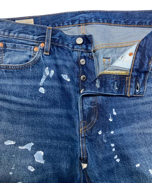 LEVI'S（リーバイス）LEVI'S (リーバイス) JOURNAL STANDARD (ジャーナルスタンダード) 別注 501 ペイント加工 デニムパンツ インディゴ サイズ:33の古着・服飾アイテム