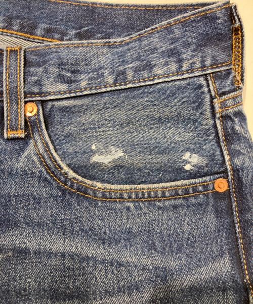 LEVI'S（リーバイス）LEVI'S (リーバイス) JOURNAL STANDARD (ジャーナルスタンダード) 別注 501 ペイント加工 デニムパンツ インディゴ サイズ:33の古着・服飾アイテム