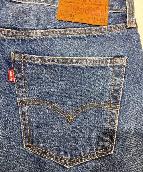 LEVI'S（リーバイス）LEVI'S (リーバイス) JOURNAL STANDARD (ジャーナルスタンダード) 別注 501 ペイント加工 デニムパンツ インディゴ サイズ:33の古着・服飾アイテム