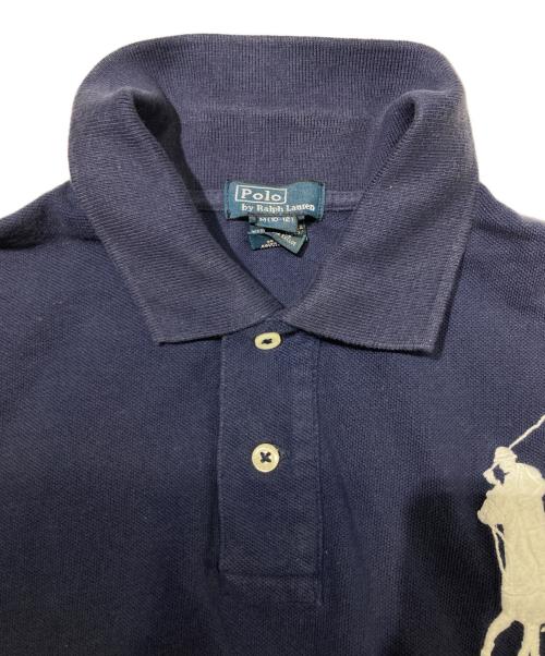 POLO RALPH LAUREN（ポロ・ラルフローレン）POLO RALPH LAUREN (ポロ・ラルフローレン) ビッグポニーポロシャツ ネイビー サイズ:M　10-12の古着・服飾アイテム