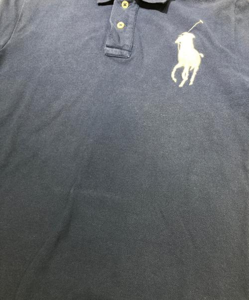 POLO RALPH LAUREN（ポロ・ラルフローレン）POLO RALPH LAUREN (ポロ・ラルフローレン) ビッグポニーポロシャツ ネイビー サイズ:M　10-12の古着・服飾アイテム