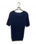 POLO RALPH LAUREN (ポロ・ラルフローレン) ショートスリーブ ケーブルニット ネイビー サイズ:SIZE S：10000円