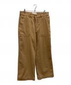 SIMPLY COMPLICATEDシンプリーコンプリケイティド）の古着「TWILL C/W BAKER PANTS」｜ベージュ