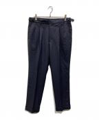 +CLOTHETクロスクローゼット）の古着「Twill Two Pleats Trousers」｜ネイビー