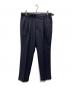 +CLOTHET（クロスクローゼット）の古着「Twill Two Pleats Trousers」｜ネイビー