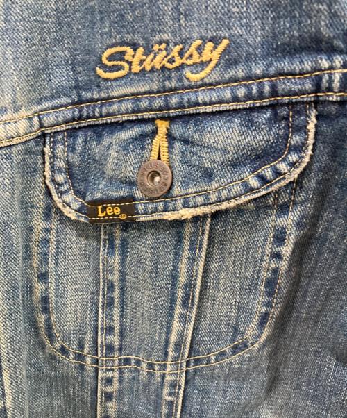 LEE（リー）LEE (リー) stussy (ステューシー) コラボデニムジャケット インディゴ サイズ:SIZE Sの古着・服飾アイテム