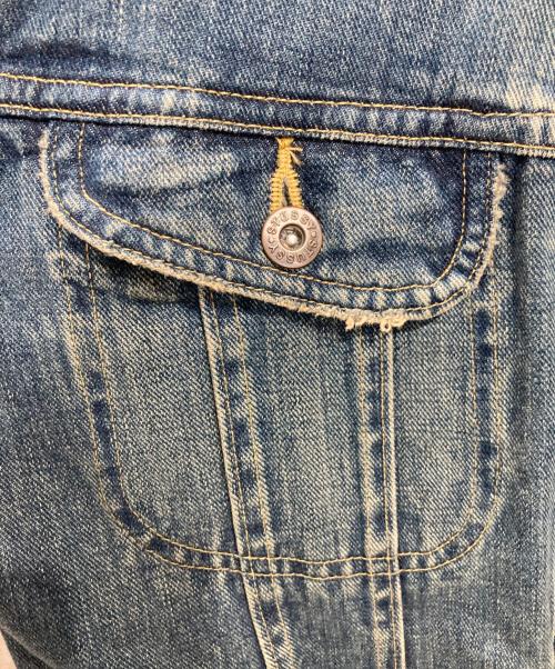 LEE（リー）LEE (リー) stussy (ステューシー) コラボデニムジャケット インディゴ サイズ:SIZE Sの古着・服飾アイテム