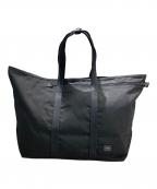 PORTERポーター）の古着「TENSION TOTE BAG（テンション トートバッグ）」｜ブラック