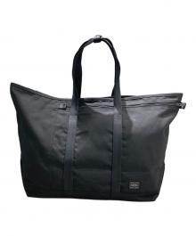 PORTER（ポーター）の古着「TENSION TOTE BAG（テンション トートバッグ）」｜ブラック