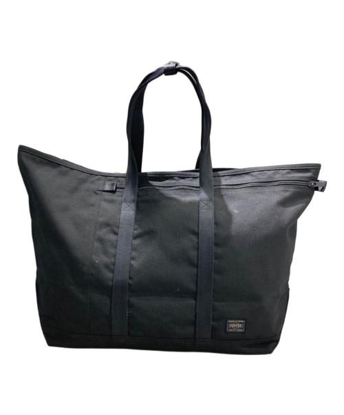 PORTER（ポーター）PORTER (ポーター) TENSION TOTE BAG（テンション トートバッグ） ブラックの古着・服飾アイテム