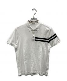 MONCLER（モンクレール）の古着「MAGLIA POLO MANICA CORTA」｜ホワイト×ブラック