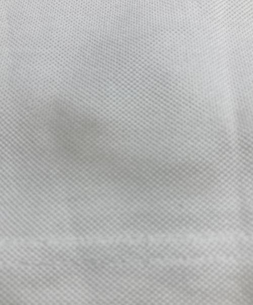MONCLER（モンクレール）MONCLER (モンクレール) MAGLIA POLO MANICA CORTA ホワイト×ブラック サイズ:Mの古着・服飾アイテム