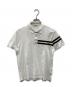 MONCLER（モンクレール）の古着「MAGLIA POLO MANICA CORTA」｜ホワイト×ブラック