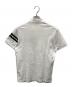MONCLER (モンクレール) MAGLIA POLO MANICA CORTA ホワイト×ブラック サイズ:M：13000円