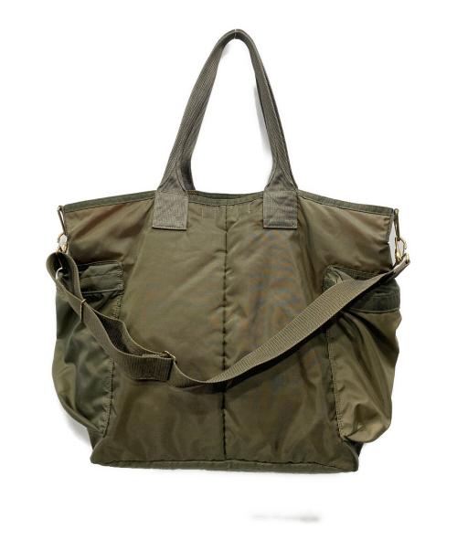 PORTER（ポーター）PORTER (ポーター) FORCE 2WAY TOTE BAG オリーブの古着・服飾アイテム