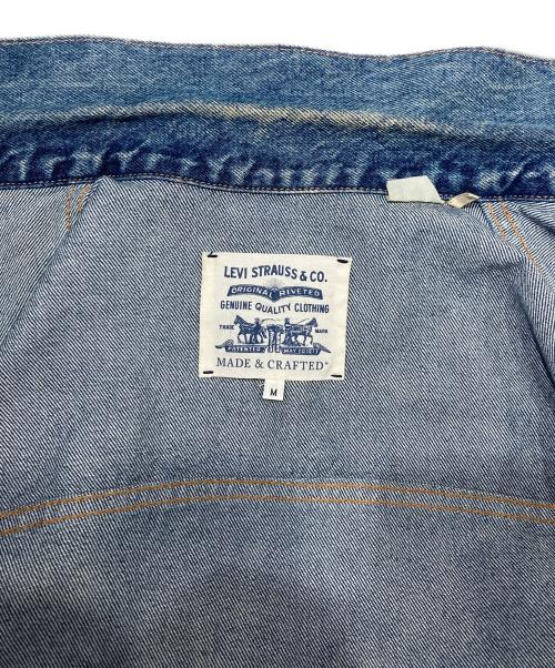 LEVI'S MADE&CRAFTED（リーバイスメイドクラフテッド）LEVI'S MADE&CRAFTED (リーバイスメイドクラフテッド) TYPE II WORN（タイプ ツー ウォーン） トラッカージャケット インディゴ サイズ:SIZE Mの古着・服飾アイテム