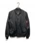 ALPHA industries（アルファインダストリーズ）の古着「MA-1ジャケット」｜ブラック